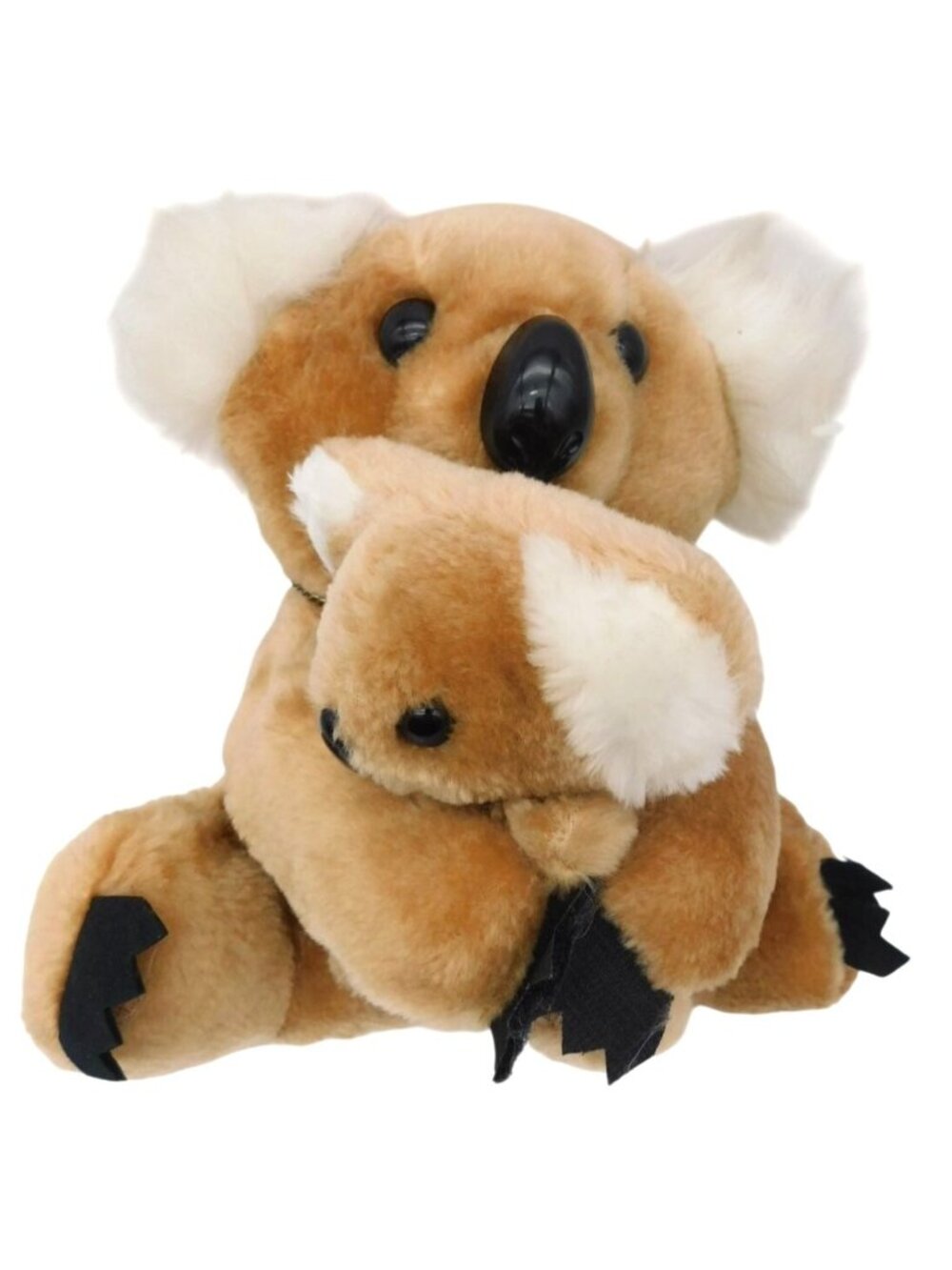 Advance Distributors Plush Koala Bear With Baby Stuffed Animal Brown 10" Korea